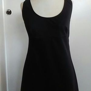 Black Dress with 2 splits in the back.